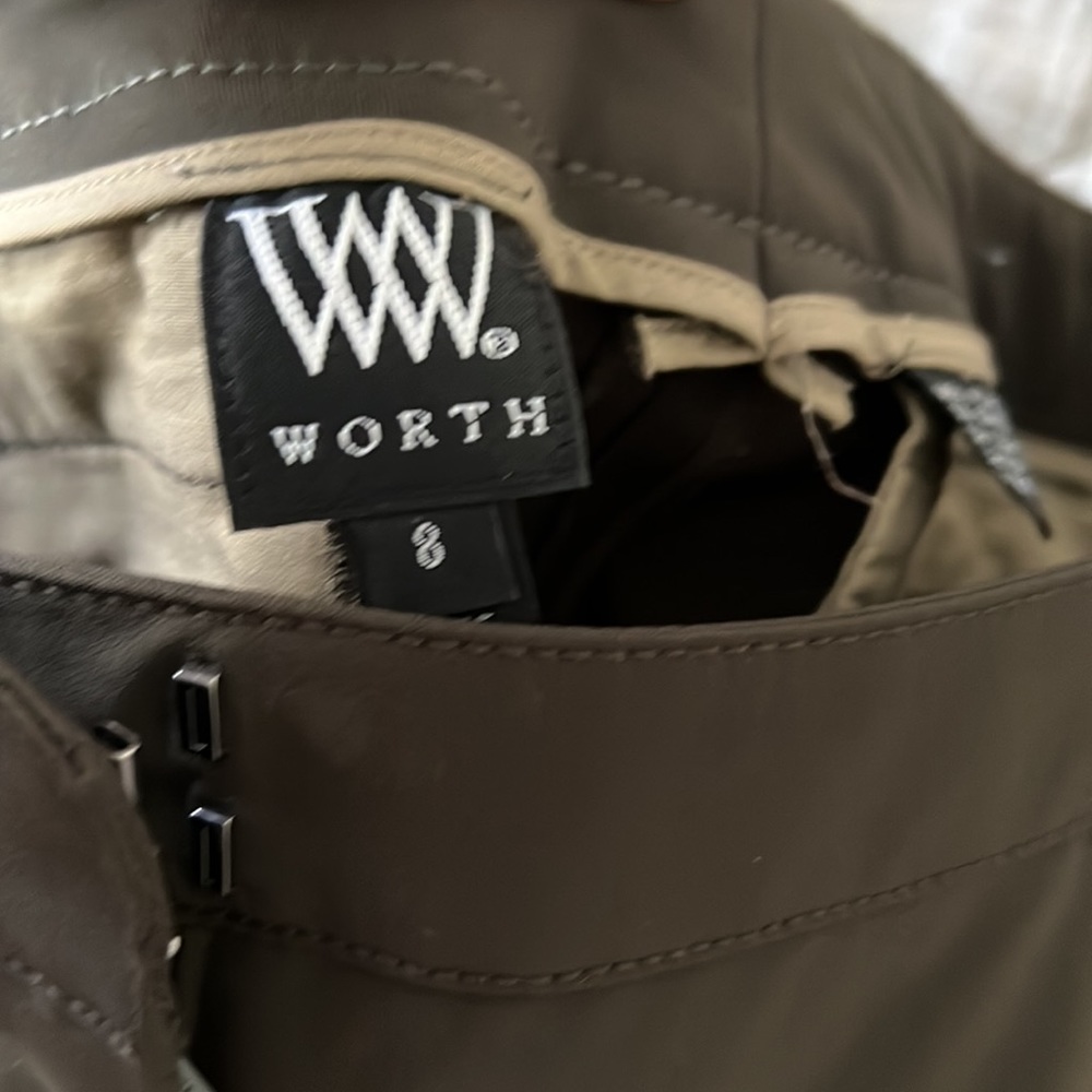 Worth brown-olive  dress pants-trousers - Picture 3 of 7